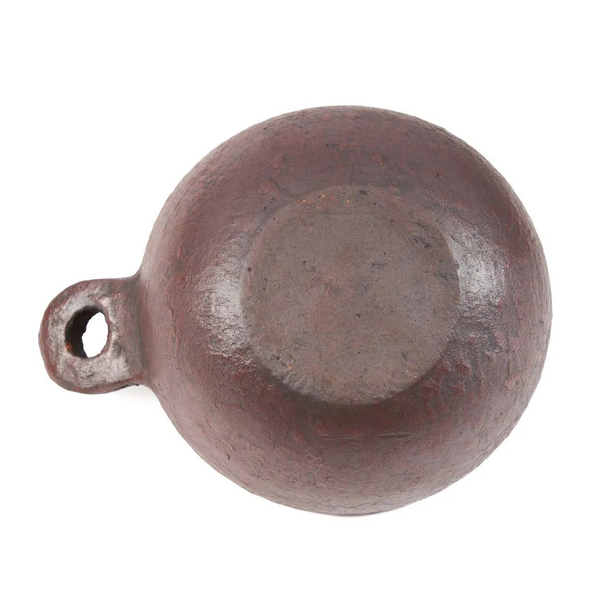 Terracotta Ethnic Bowl with Handle - Rustic Design - Medium