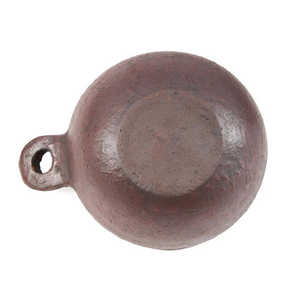 Terracotta Ethnic Bowl with Handle - Rustic Design - Medium