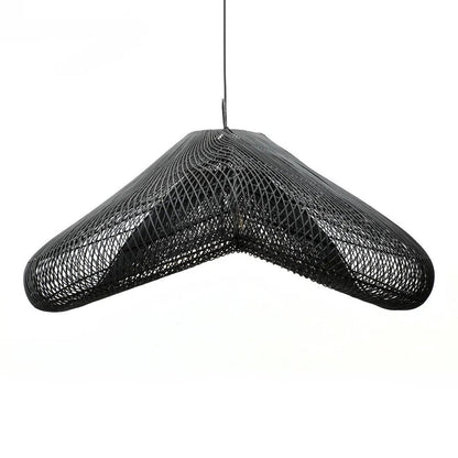 Rattan Pendant Lighting - Black Cloud XXL Lampshade