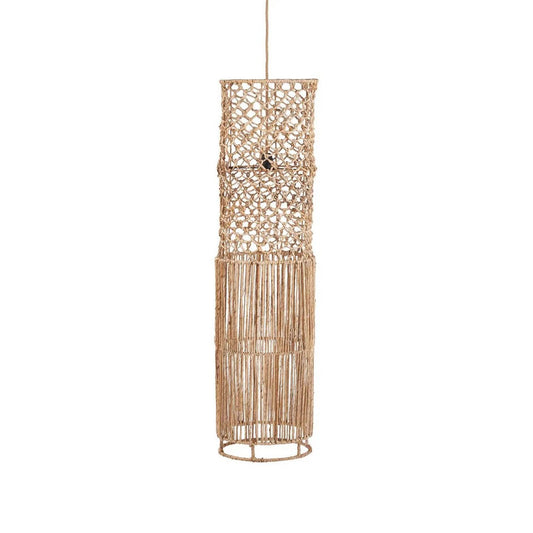 Banana Leaf Pendant Light - XL Natural Woven Ceiling Lamp