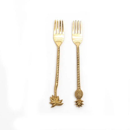 El tenedor de piña - Dorado