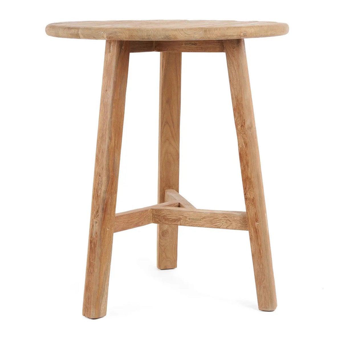Reclaimed Teak Outdoor Bar Table – Sustainable High Dining Table