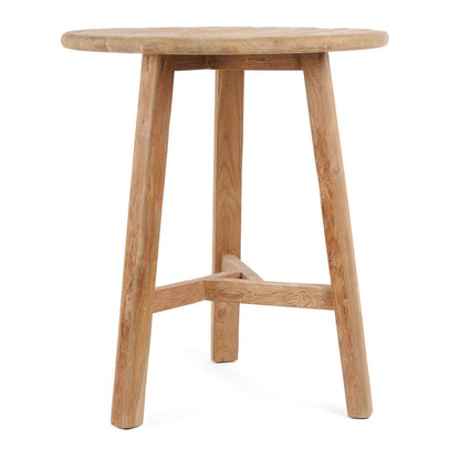 Reclaimed Teak Outdoor Bar Table – Sustainable High Dining Table