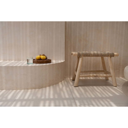Seagrass Stool - Natural Woven Accent Stool - Medium
