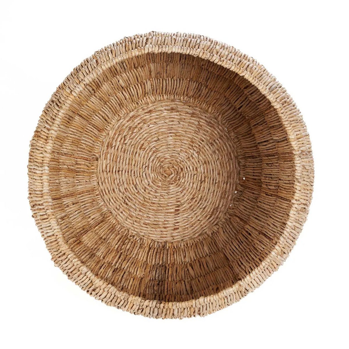 Banana Leaf Storage Basket - Natural Woven Basket for Home