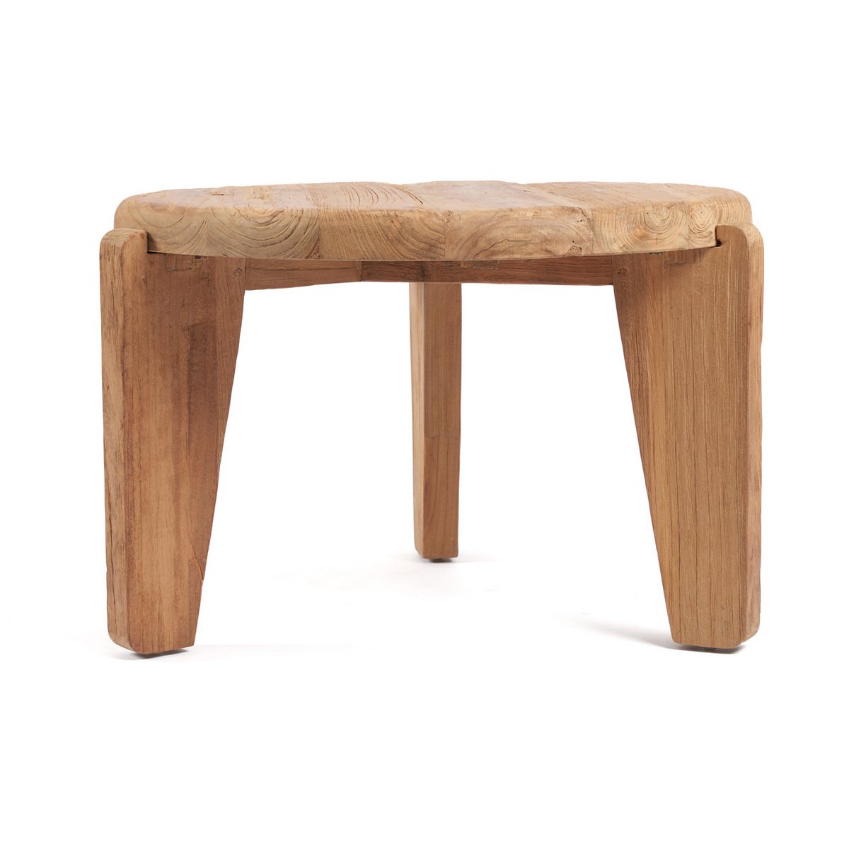 Reclaimed Teak Coffee Table – Wabi Sabi Rustic Style, Large