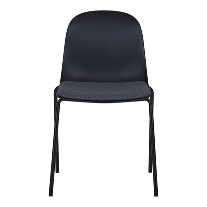 Madalena Dining Chair - Black, 53x50x85cm - Set of 2