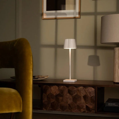 William White Rechargeable Table Lamp | Cordless, Dimmable & 120-Hour Battery Life