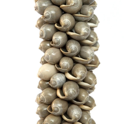 Cotton & Shell Tassel Wall Hanging - Grey Bohemian Decor