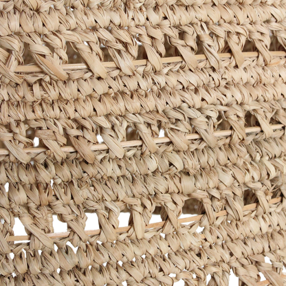 Seagrass Hanging Lamp - Natural Woven Pendant Light, Large