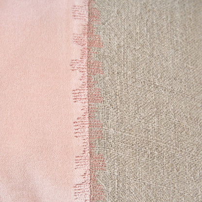 Funda de cojín Velvet Divorce - Rosa natural - 30x50