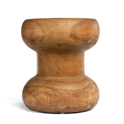 Natural Suar Wood Stool - Wayra Organic Accent Seating