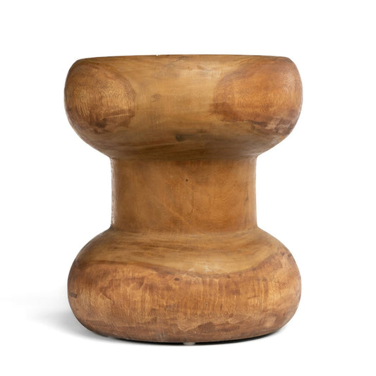 Natural Suar Wood Stool - Wayra Organic Accent Seating