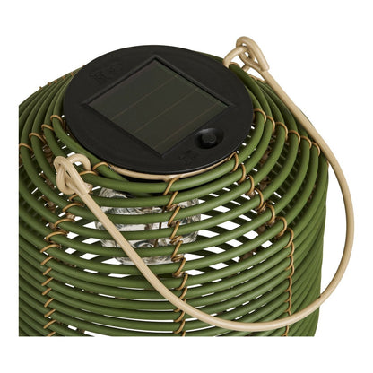 Rechargeable Solar Lantern - Green Crewe Lantern for Camping & Patio