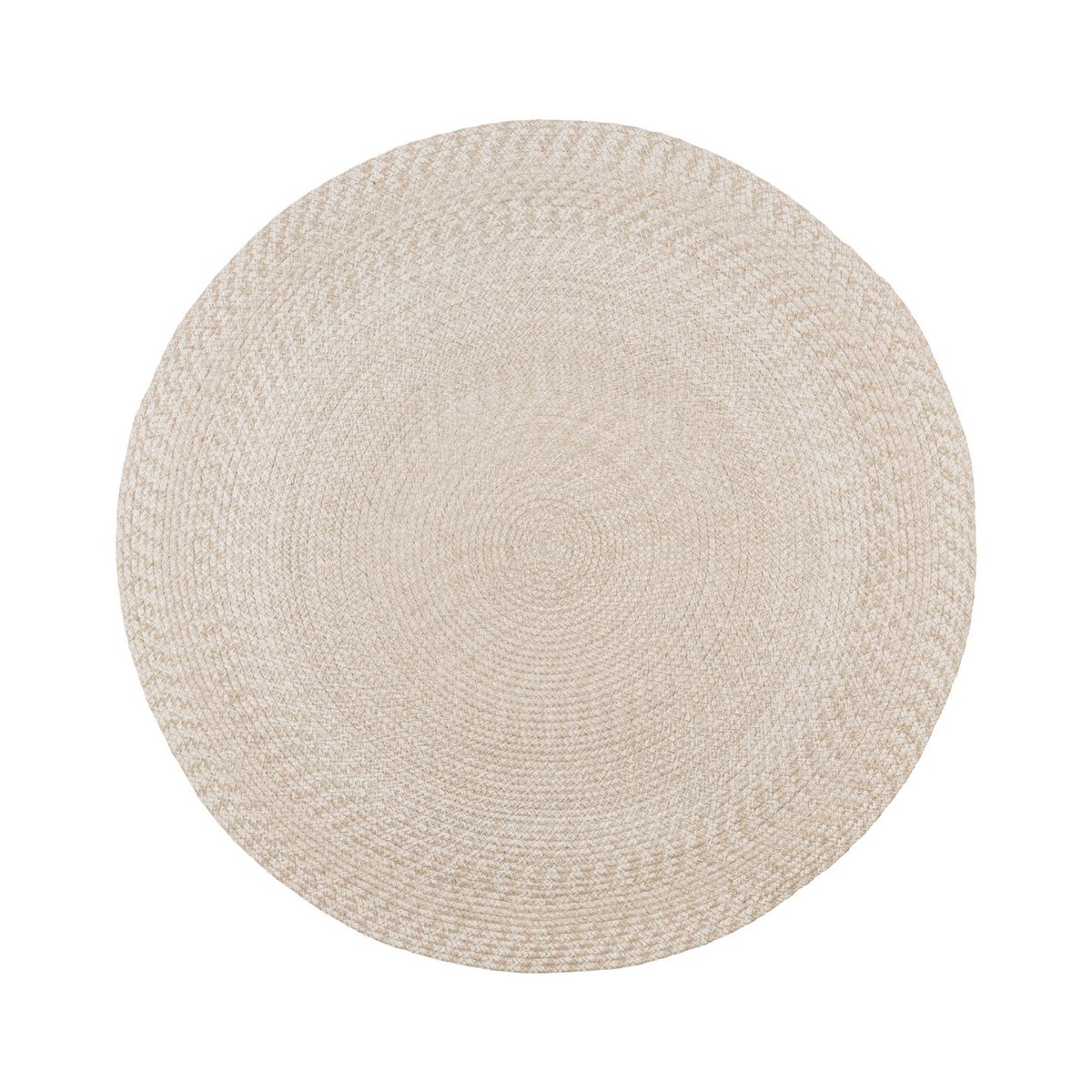 Menorca Rug - Sand, 100% Recycled PET, Ø120 cm