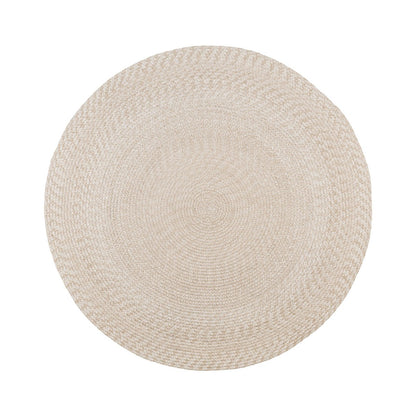 Menorca Rug - Sand, 100% Recycled PET, Ø120 cm