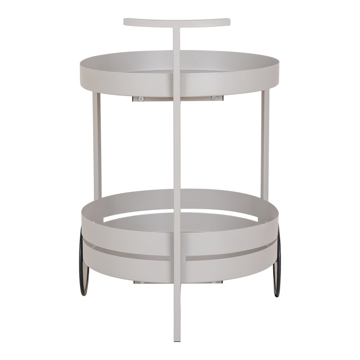Beja Bar Trolley - Steel, Cool Grey - 40x49.5x61 cm