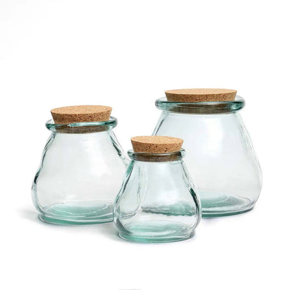 El Belly Glass Pot - Azul - S