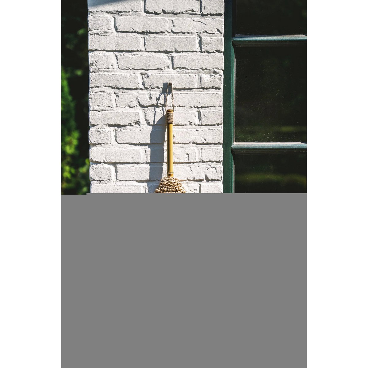 Raffia Broom - Natural Fiber Hand Broom for Gentle Cleaning