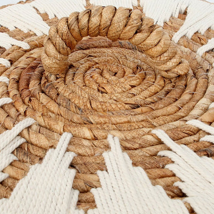 Woven Cotton Laundry Basket with Lid - Large