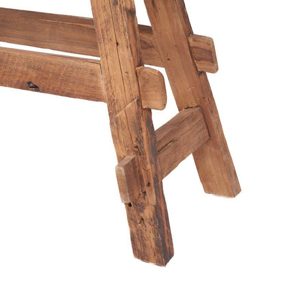 Natural Wood Rustic Bench - Organic Entryway Seating
