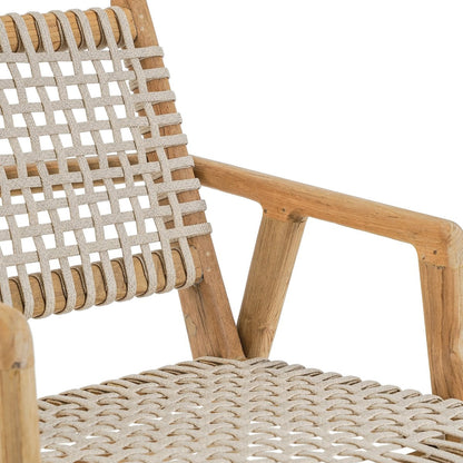 Reclaimed Teak Dining Chair – Rustic Modern Trikeri Design
