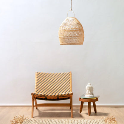 Lampe en raphia | Abattant SEMINYAK