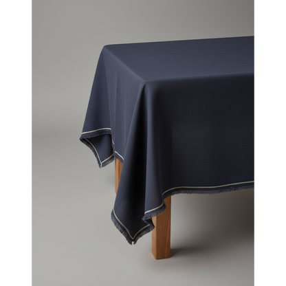 The Tuscany Tablecloth - Black Natural - 150x250