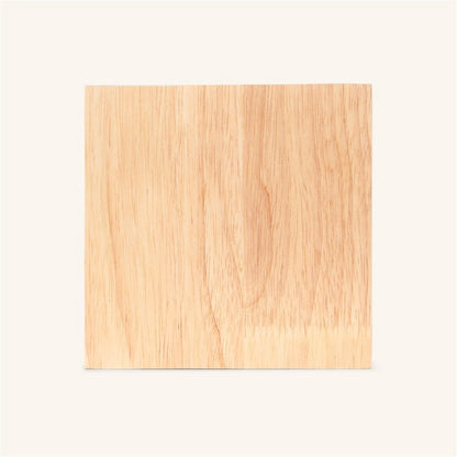 Cordless Wall Light - Light Brown Rubberwood, Rechargeable Dimmable