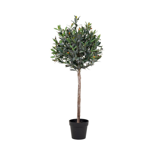Πράσινο Τεχνητό Ελαιόδεντρο – PE Plastic/Polyester, 43x47x120 cm