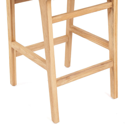 Teak Outdoor Bar Stool - Viro Weave Seating
