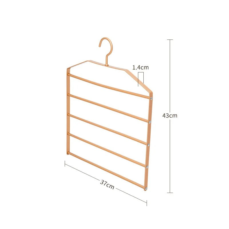 5-in-1 Clothes Hanging Rack | Full Metal