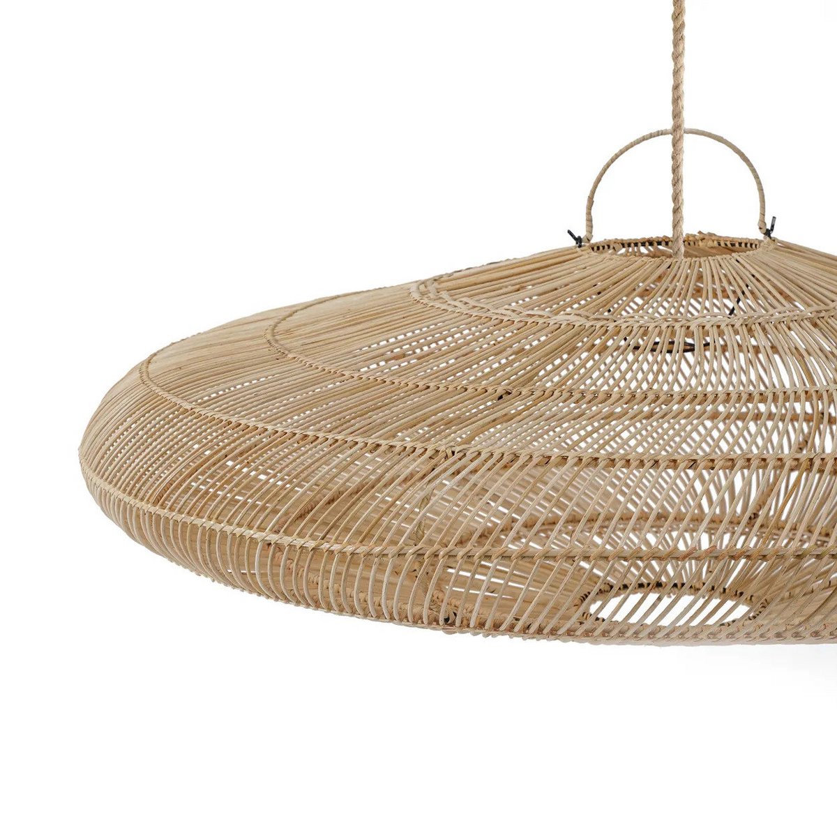 Rattan Pendant Light - Natural Macaron XL