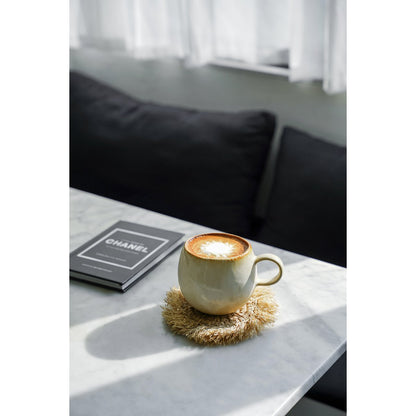 Large Ceramic Coffee Mug - Cascais Artisan Mug with Unique Glaze
