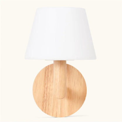 Ted Light Brown Wooden Rechargeable Wall Lamp | Cordless & Dimmable Lighting