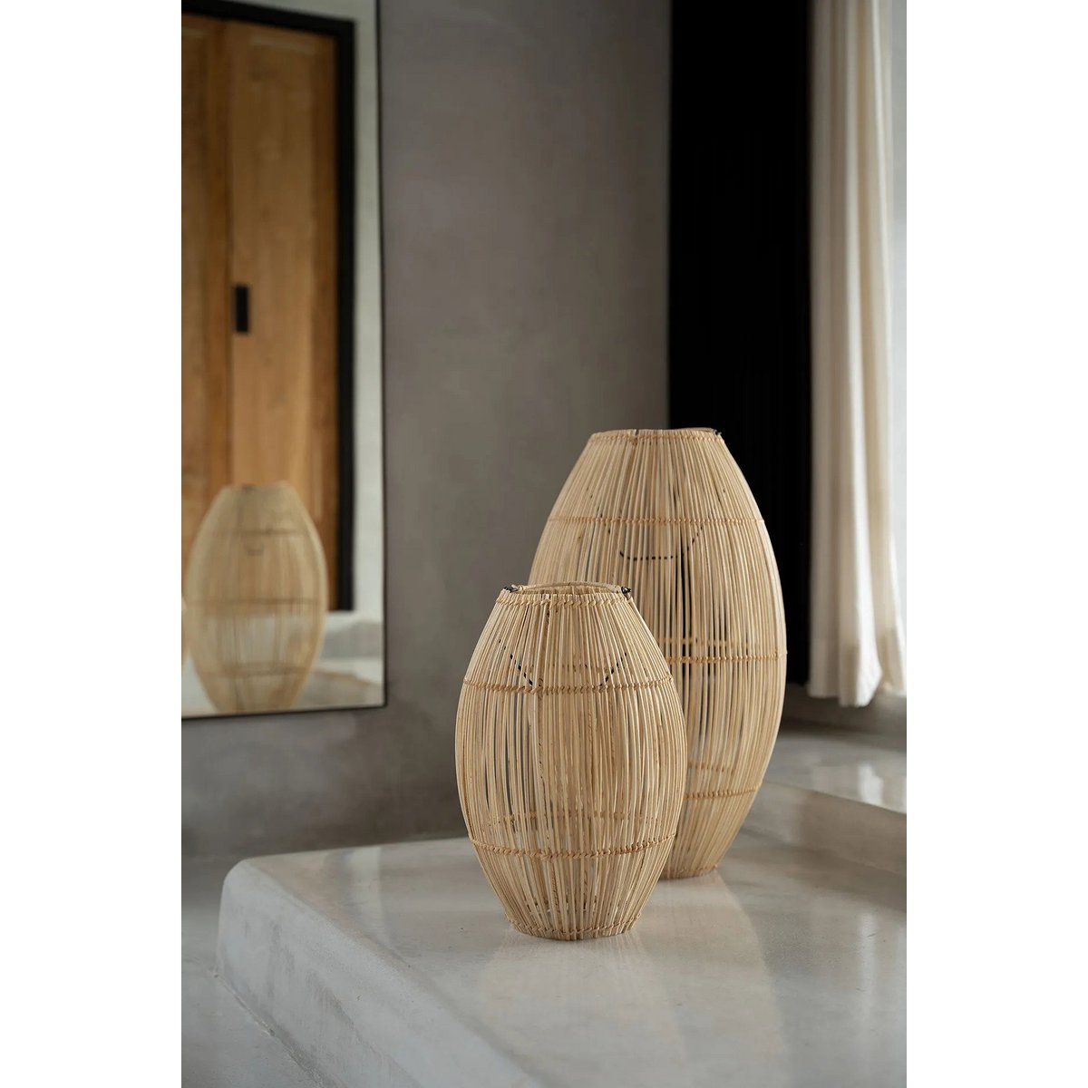 Rattan Pendant Light - Natural Woven Shade