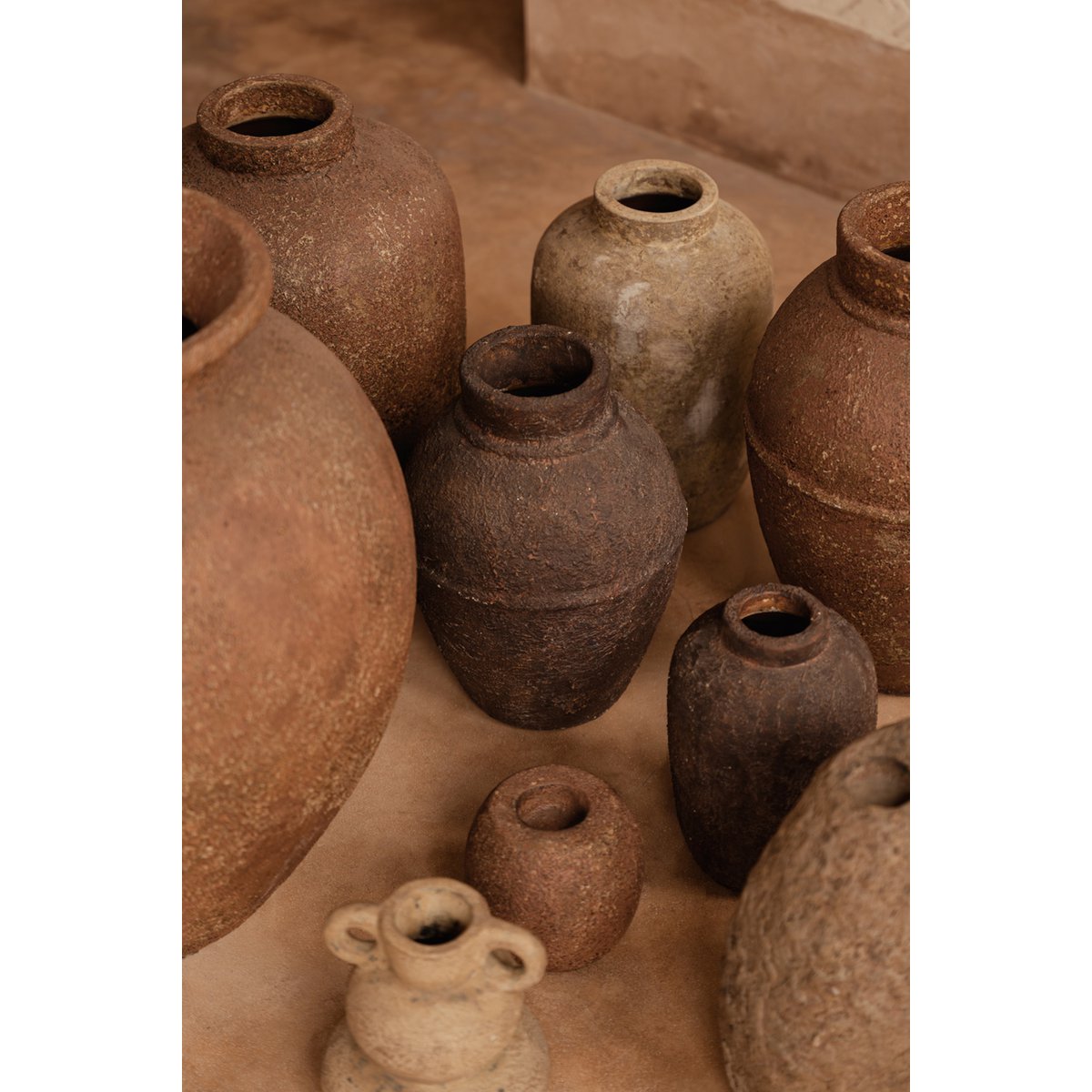 Ceramic Vase - Cream Terracotta Echo Vase - Medium