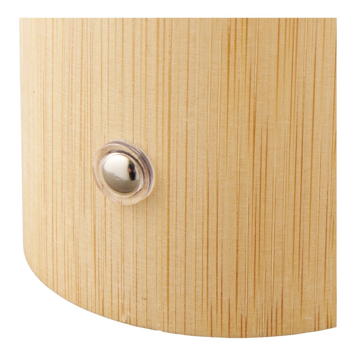 Stafford Table lamp, bamboo/metal/PE, rechargeable, natural, white