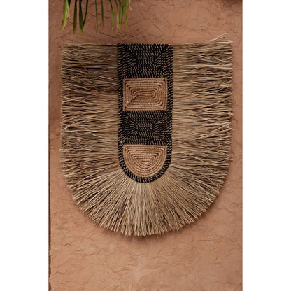 Natural Fiber Wall Decor - Large Round Dada Wall Art