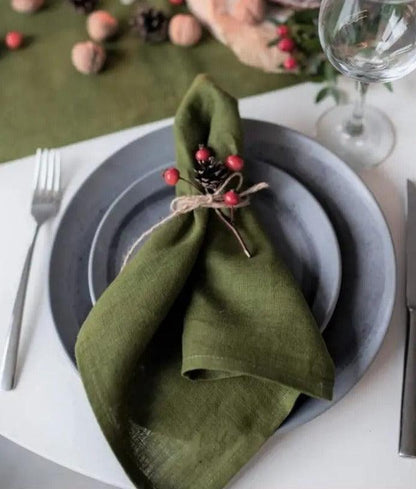 Dinner Napkin 'Classical' | 100% Linen - JUGLANA