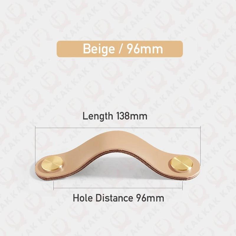 Drawer Handles Leather | Nordic Design - JUGLANA