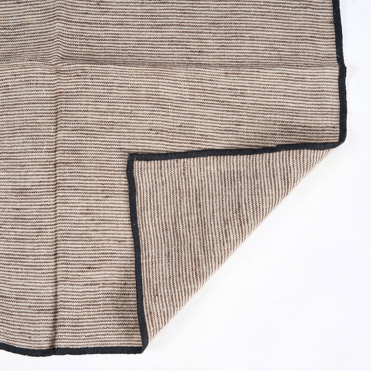 Linen Napkin - Natural Black - 45x45