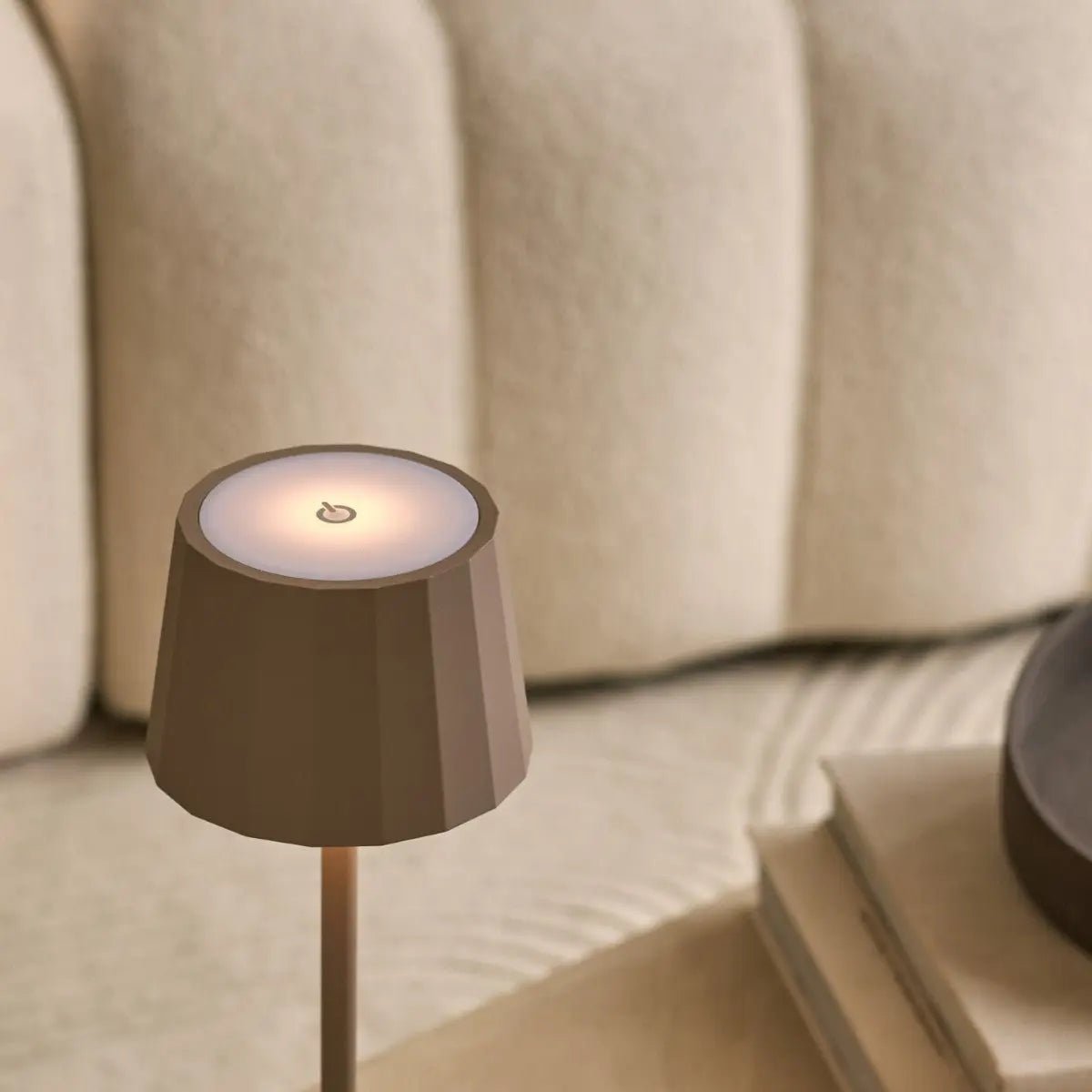 Wouter Koala Brown Rechargeable Table Lamp | Wireless Charging & 120-Hour Battery Life