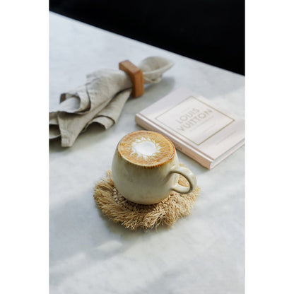 Large Ceramic Coffee Mug - Cascais Artisan Mug with Unique Glaze