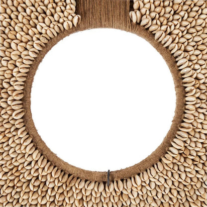 Seashell Display on Stand - Natural Coastal Decor, Shell Réunion
