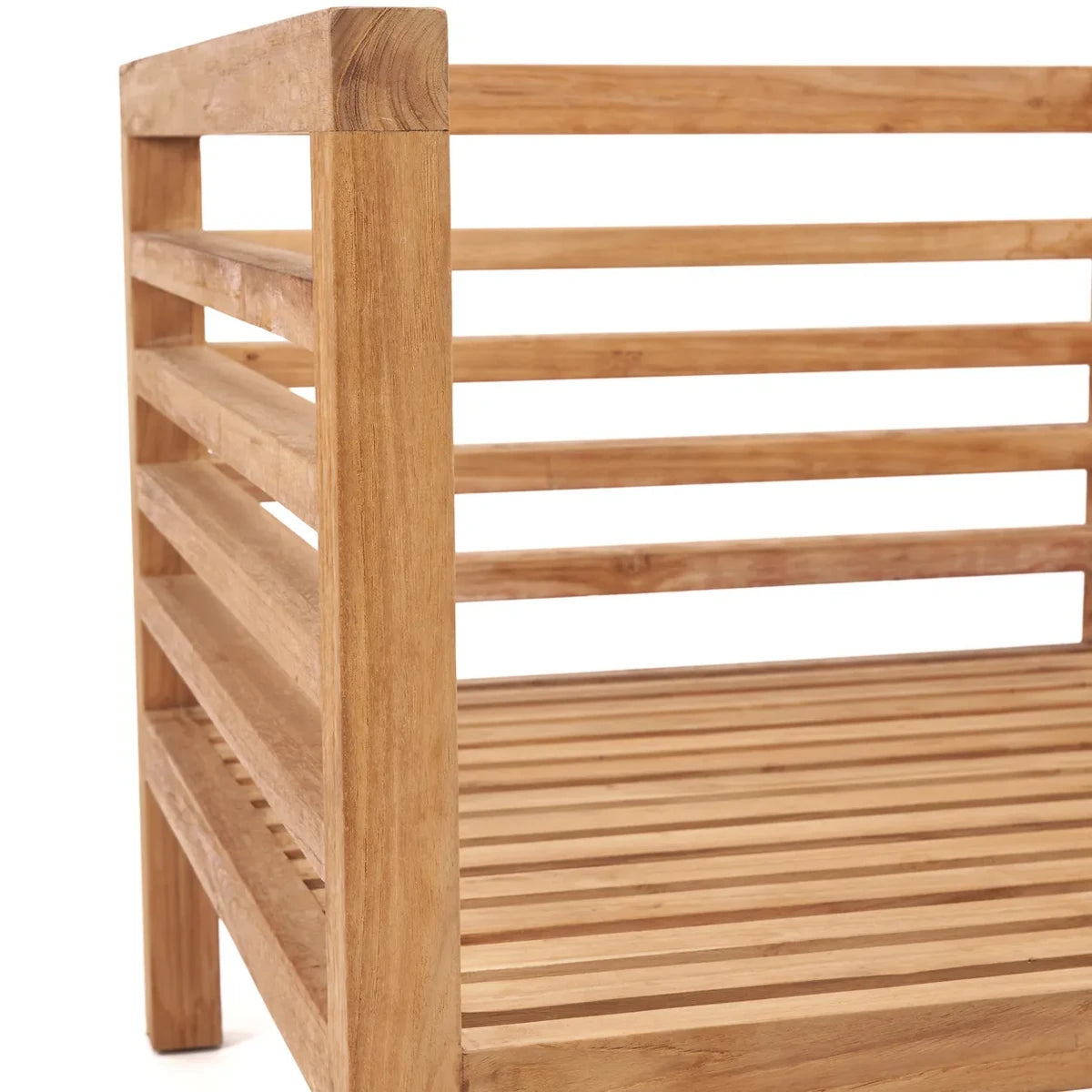 Teak One Seater Sofa - Modular Outdoor Seating