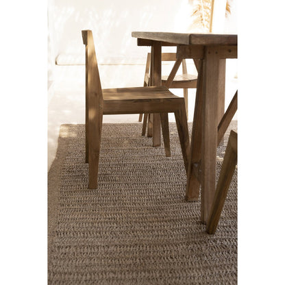 Teak Dining Chair - Natural Wood Outdoor Seating