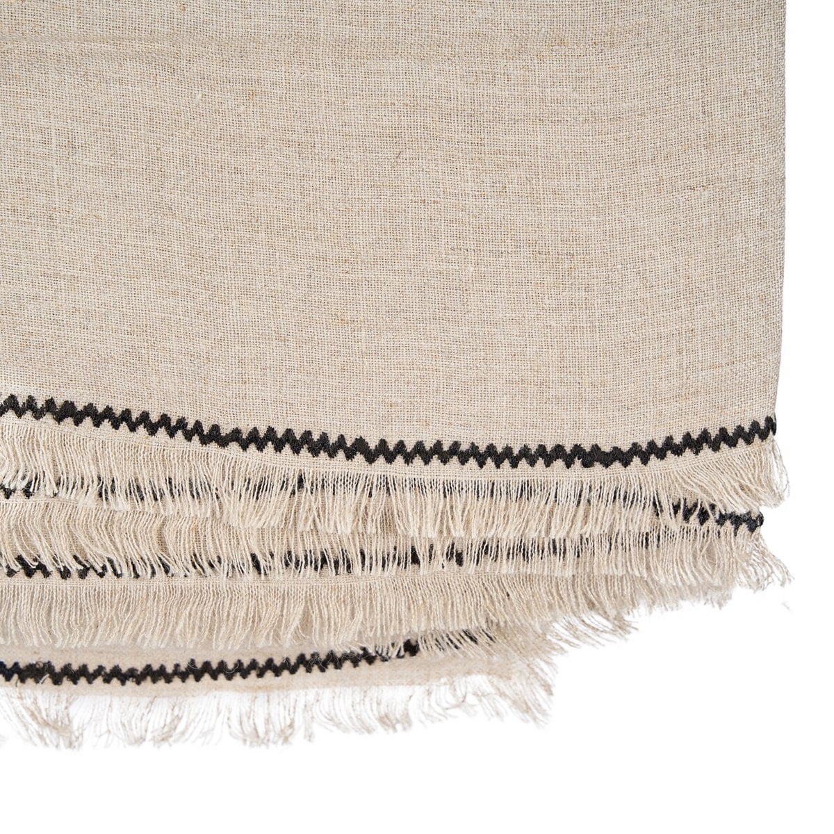 The Tuscany Tablecloth - Natural Black - 150x300