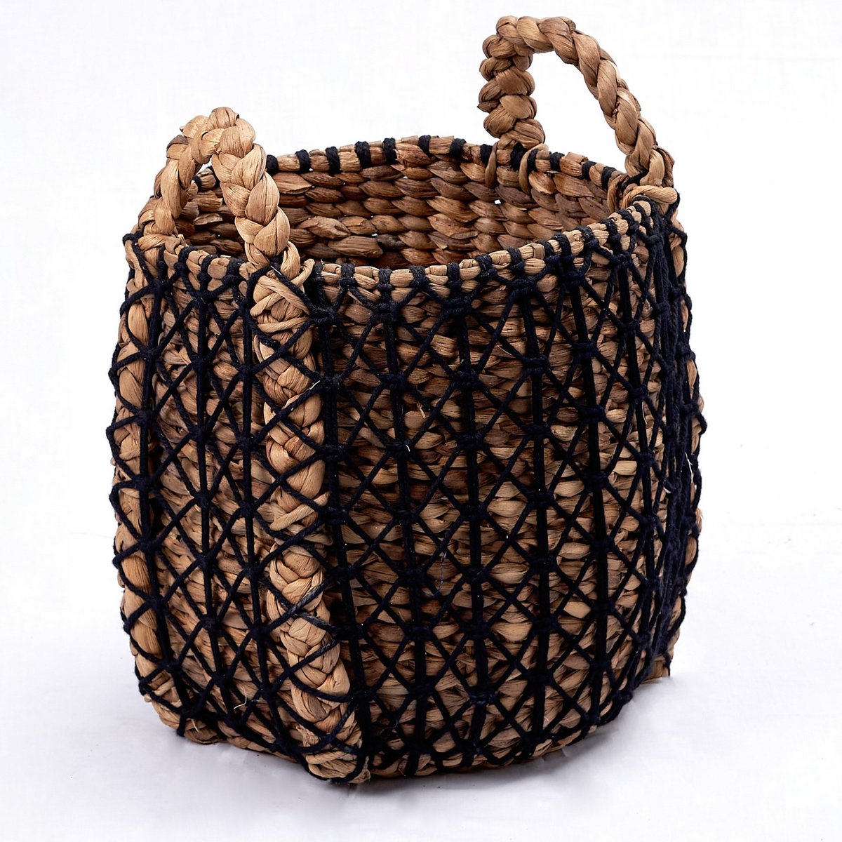 Water Hyacinth Laundry Basket - Handwoven Plant Basket | Soeji