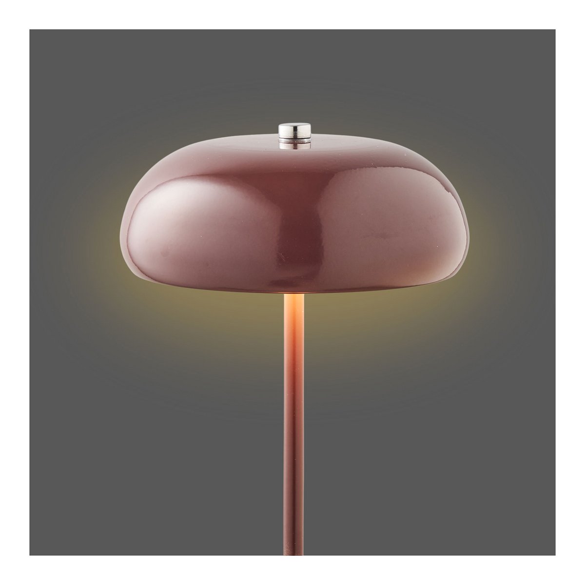 Metal Table Lamp – Bordeaux Rechargeable Desk Light, 16cm